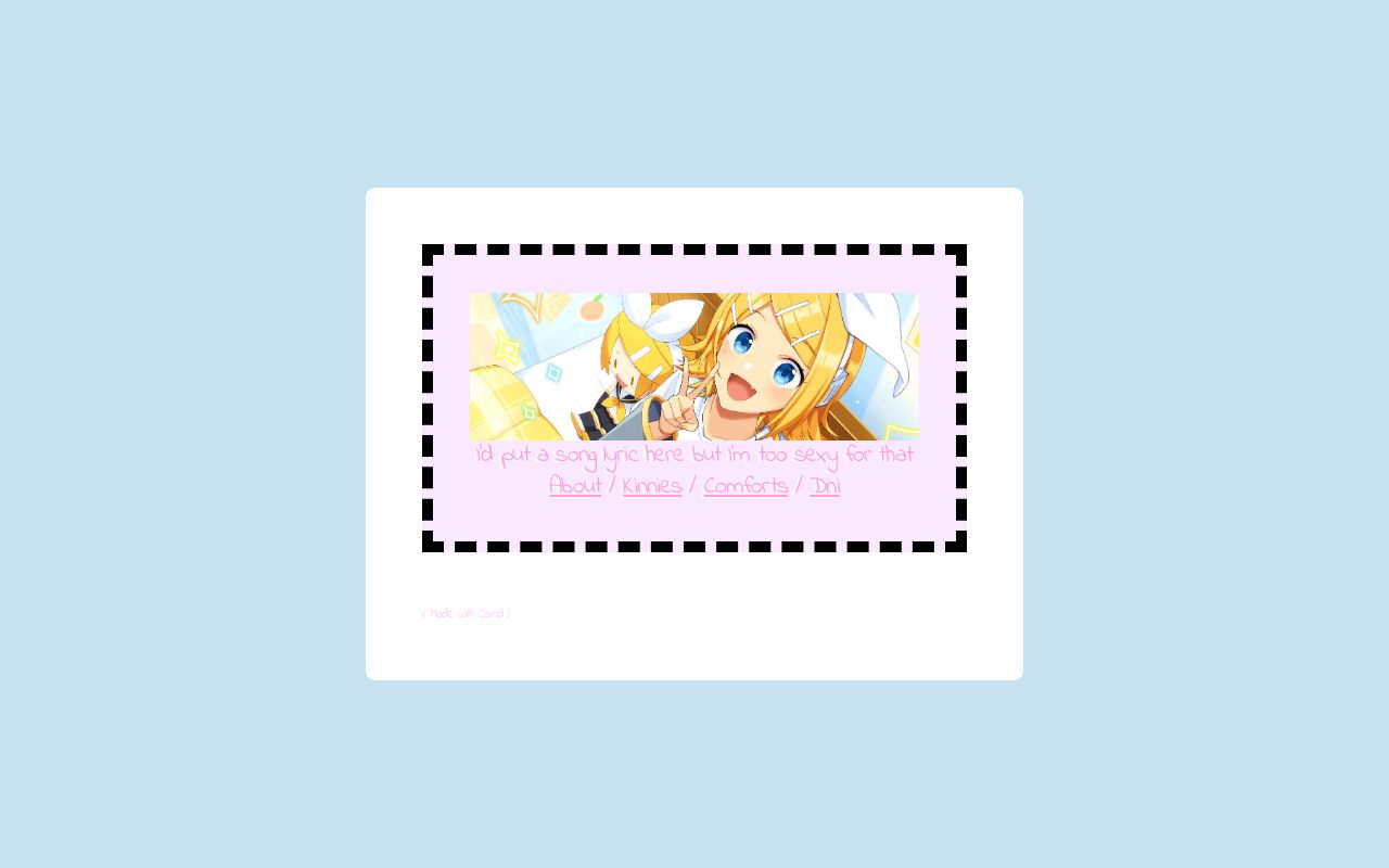 Carrd profile picture for @invention
